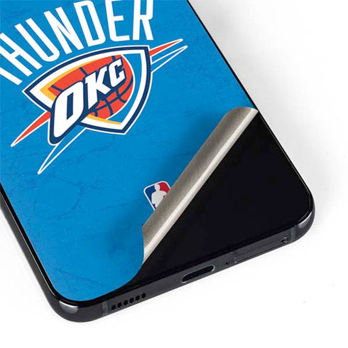 NBA OKC Thunder Distressed Galaxy S22 Plus Skin